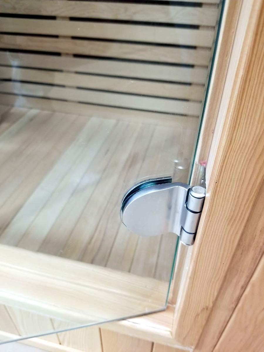 Canadian Hemlock Wood Traditional Swedish 72" 4 Person Indoor Sauna Spa, with 6KW Wet or Dry Heater, Rocks, and Water Bucket