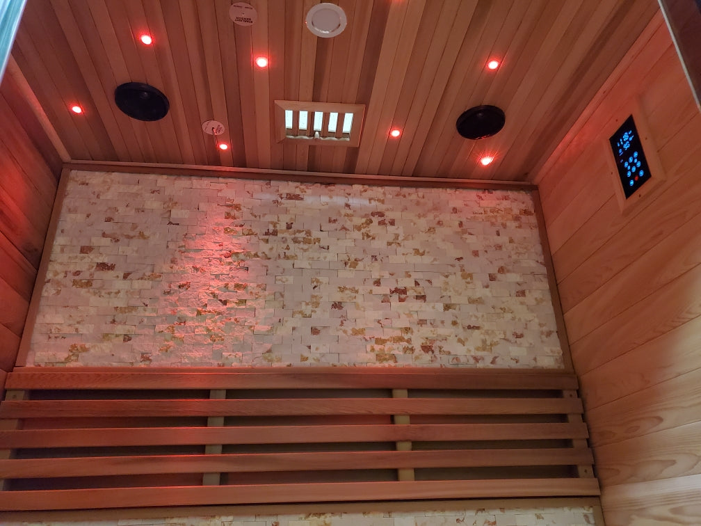 Canadian Red Cedar Wood Swedish Indoor Traditional Wet/Dry 2-3 Person Sauna SPA with 6KW 200F Heater and Rocks